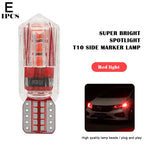 2pcs T10 W5W 194 LED Car Light Bulb Non-Pola 6SMD Canbus Car License Plate Light Interior Dome lights Reading Lamp 12V-24V Tools