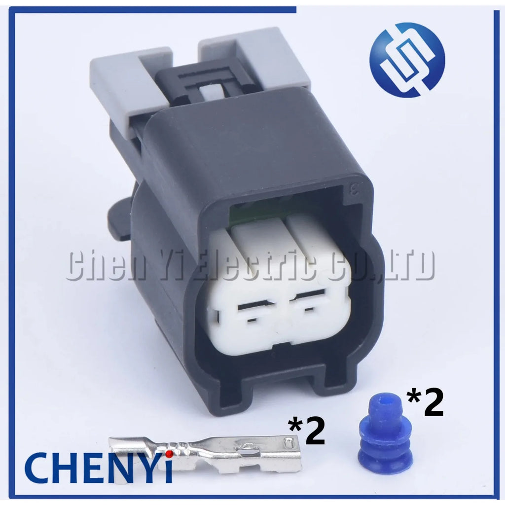 2 Pin Engine Cooling Fan Motor Wiring Connector Plug PT2188 88988506 13517352 For Equinox Buick GMC Pontiac Suzuki Chevrolet