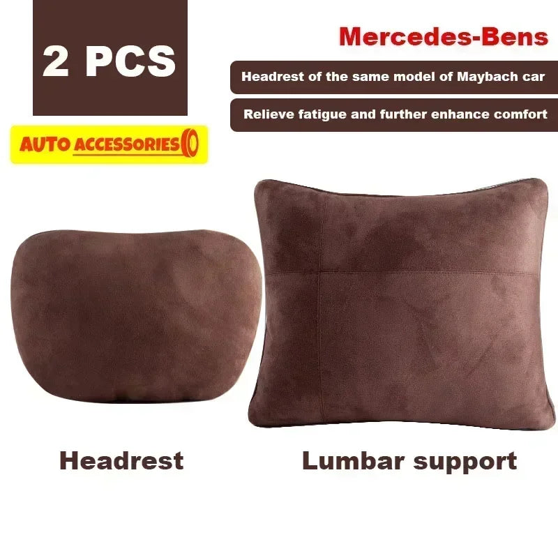 High Quality Car Headrest Neck Support Seat Design S Class Soft Universal Adjustable Car Pillow Neck Cushion Amagi