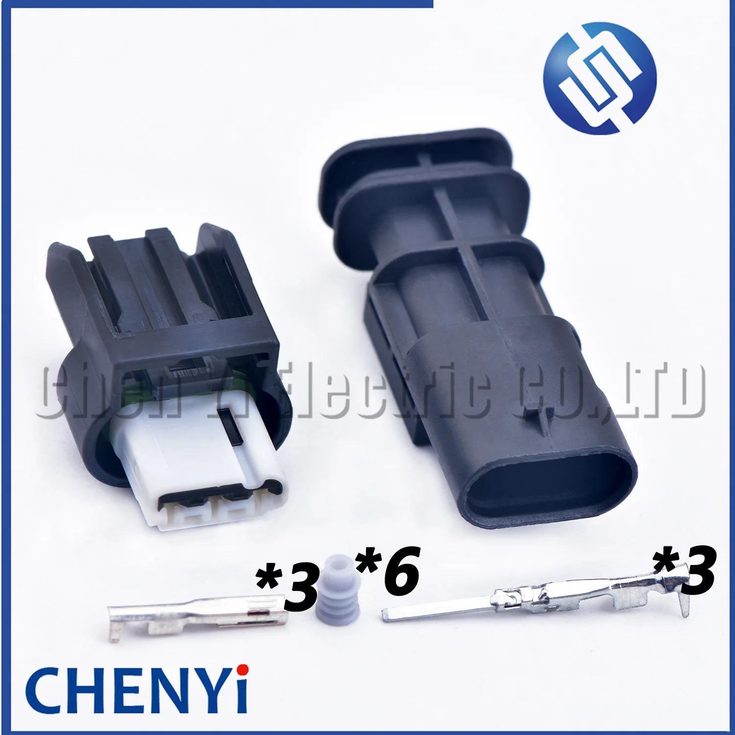 3 Pin Automotive waterproof connector Socket Exhaust pressure sensor Plug WPT-1492 6189-7675 6189-7458 For Kia Ford Ranger