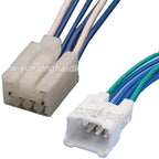 6-Pin Connector Unsealed 2.3mm Male Female Connector Motorcycle Wiring Harness Cable Socket For Toyota 7122-1360 7123-1360