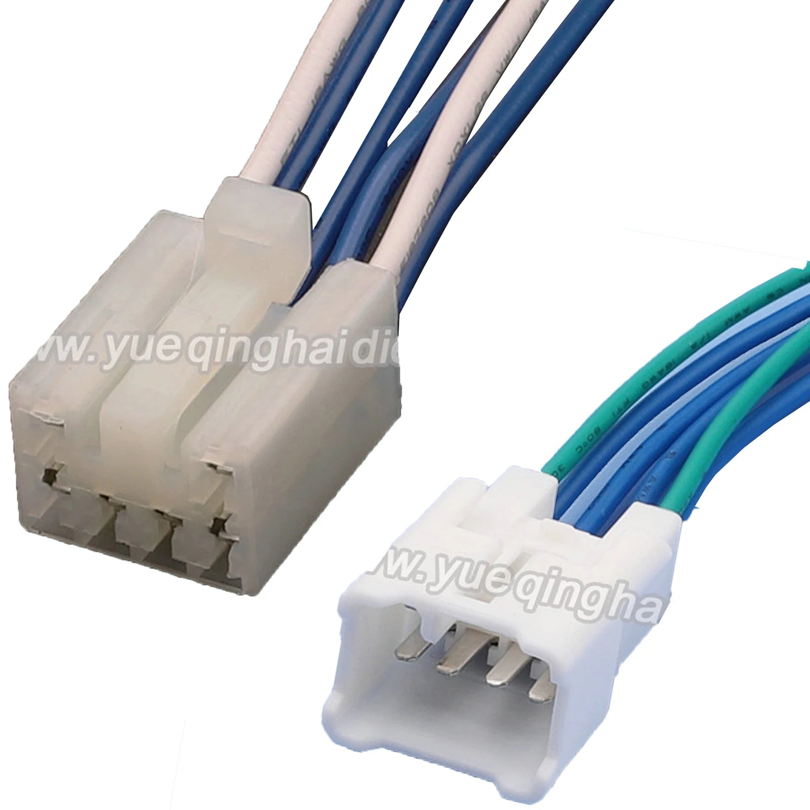 6-Pin Connector Unsealed 2.3mm Male Female Connector Motorcycle Wiring Harness Cable Socket For Toyota 7122-1360 7123-1360