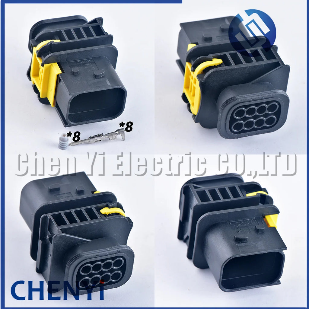 8 Pin 0-1418438-1 HDSCS Series electric plug auto waterproof plug wiring cable connector 1-1418479-1 1670364-1 1-1564512-1
