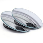 2/1PCS Car Auxiliary Blind Spot Mirror 360° Wide-Angle Adjustable HD Convex Mirrors Automotive Parking Reversing Rearview Mirror