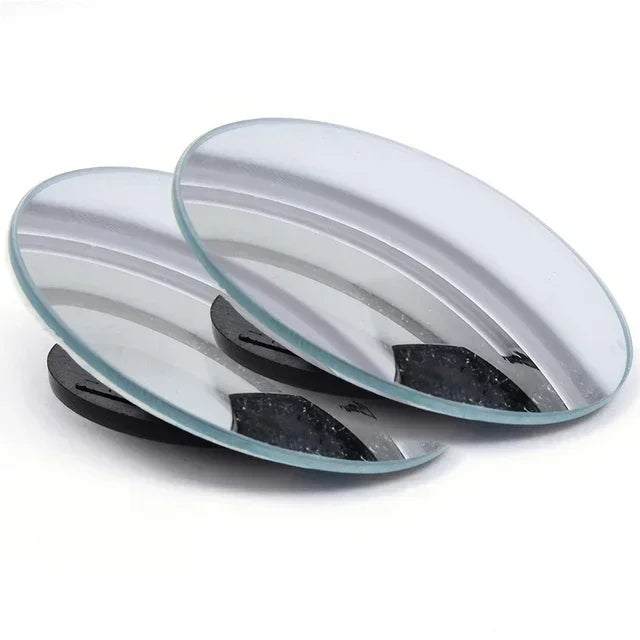 2/1PCS Car Auxiliary Blind Spot Mirror 360° Wide-Angle Adjustable HD Convex Mirrors Automotive Parking Reversing Rearview Mirror