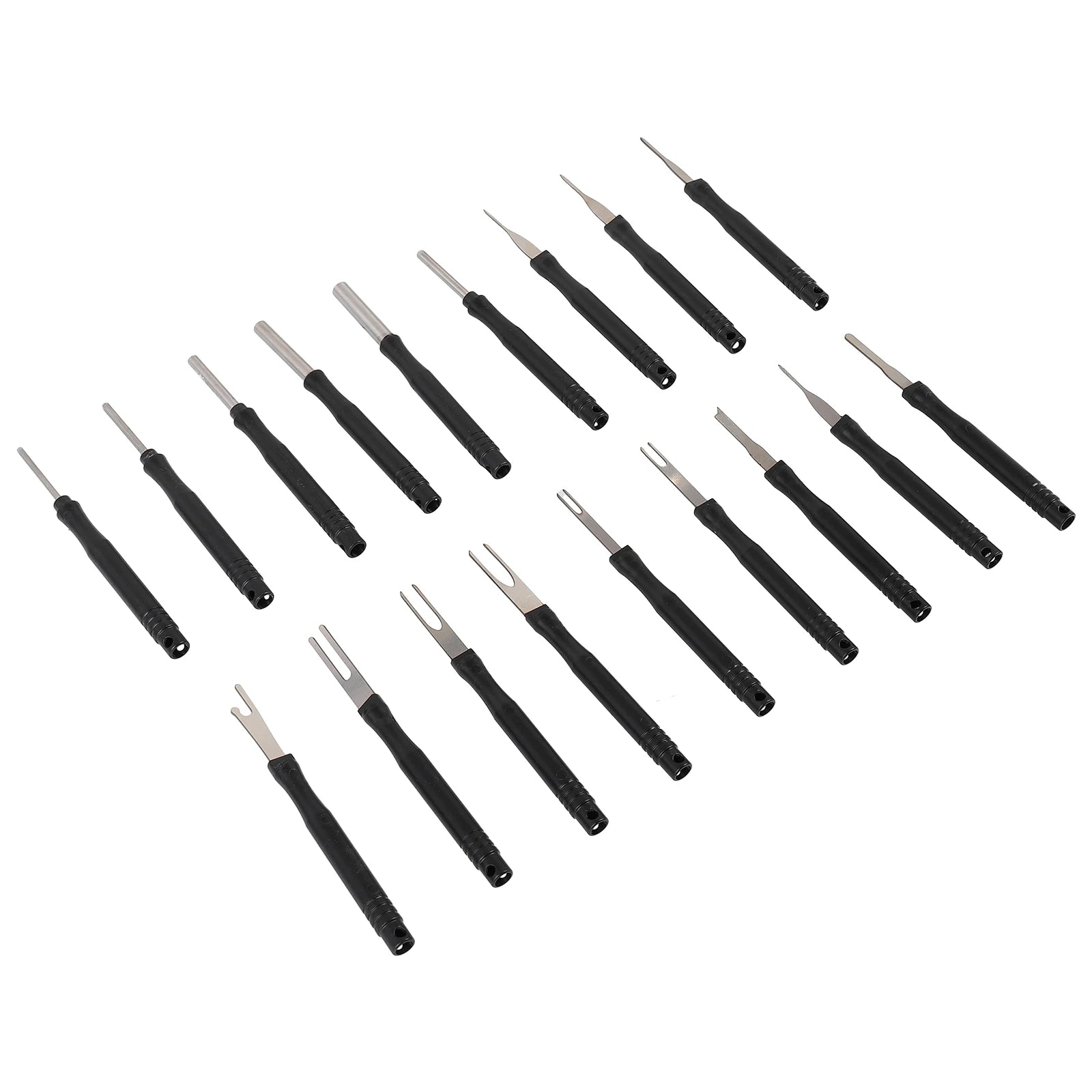 18 Pcs Car Cable Plug Removal Tool Pin Extractor Repair Remover Key Tools With Box Car Auto Cable Plug Remove Pin Puller
