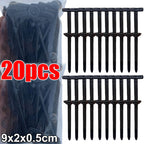 Universal Nylon Cable Tie Buckle Auto Fastener Screw Replacement Clip Car Fender Trunk Engine Guard Panel Wire Management Secure