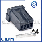 4 Pin Auto connector Brake lights turn signals tail lights Blower Heater Resistor  plug 174966-2 174967-2 7701048766 7701206541