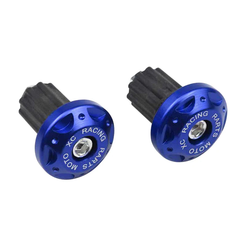 1Pair Motorcycle Handle Bar Ends Plug Grips Handlebar Plug Caps Motor Bike Accessories Motorcycle Expanding Locking Bar End Caps