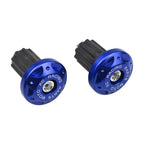 1Pair Motorcycle Handle Bar Ends Plug Grips Handlebar Plug Caps Motor Bike Accessories Motorcycle Expanding Locking Bar End Caps