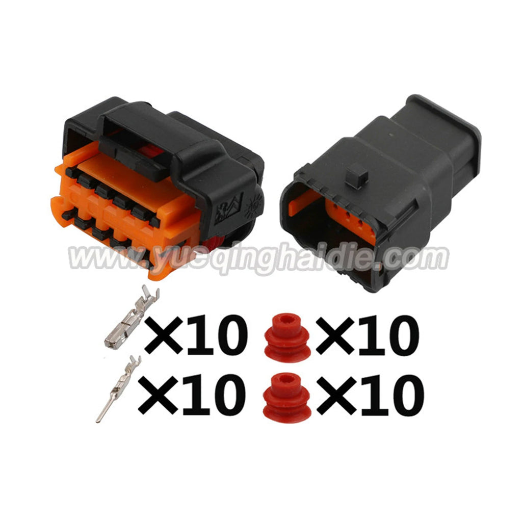10 PIN Connector Waterproof 1.5 mm Male Female Connector Wiring Harness 98789-1201 98788-1201 For Peugeot Citroen Renault