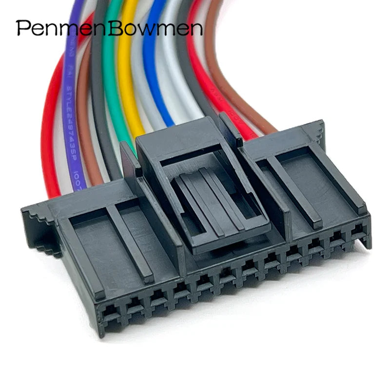 1 Set 12 Pin Car FCI Electrical Cable Connectors Female Wire Harness Plastic Housing Plug With Cable 211PC122S0017