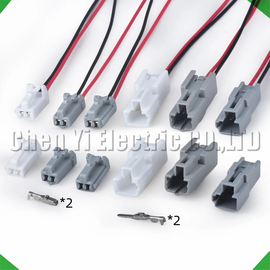 2 Pin Auto Connectors Electric seat reading light horn Wire harness Plug 7283-1020 9098...