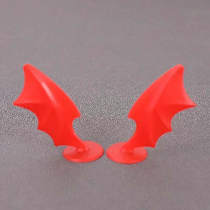 Helmet Devil Horns Motorcycle Electric Car Helmets Decoration Headwear Helmet Stickers Cosplay Auto Styling Halloween Amagi