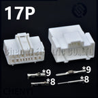 17 Pin Automotive connector Headlight turn signal fog light wiper combination switch controller plug 7283-7375 6098-1998