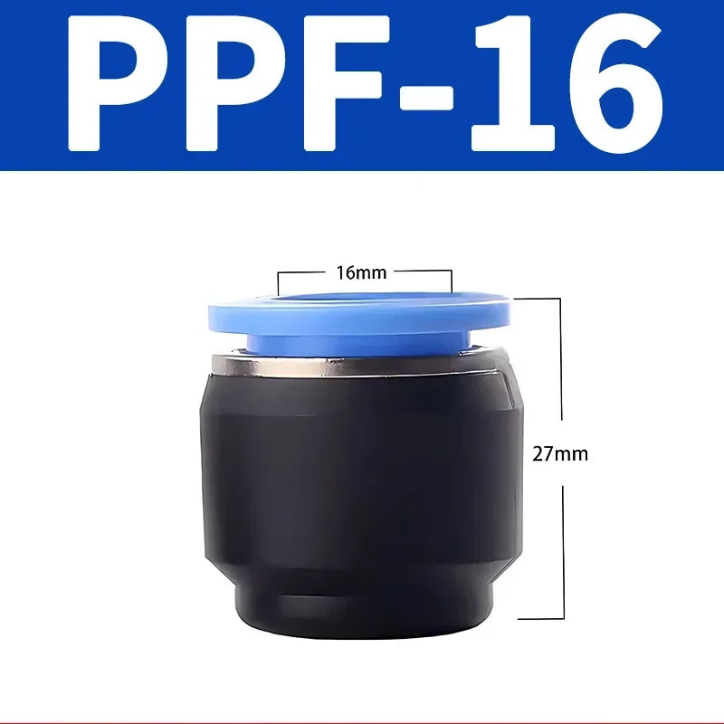 20/100/500/1000 PCS PP PPF Nylon Pneumatic Blanking Plug Hose Tube Push Fit Connector Air Line 4mm 6mm 8mm 10mm 12mm 16mm