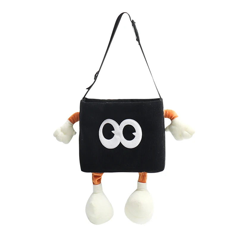 Car Trash Can Tissue Box Cartoon 2-in-1 Car Umbrella Storage Bin Auto Seat Back Hanging Storage Bag Backseat Cup Holder