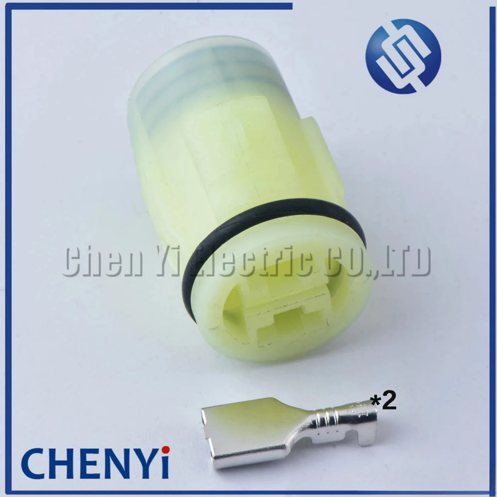 2 Pin 6.3mm series car electrical plug auto connector automotive Sealed Plug wire harness connector 6180-2480 with Pins