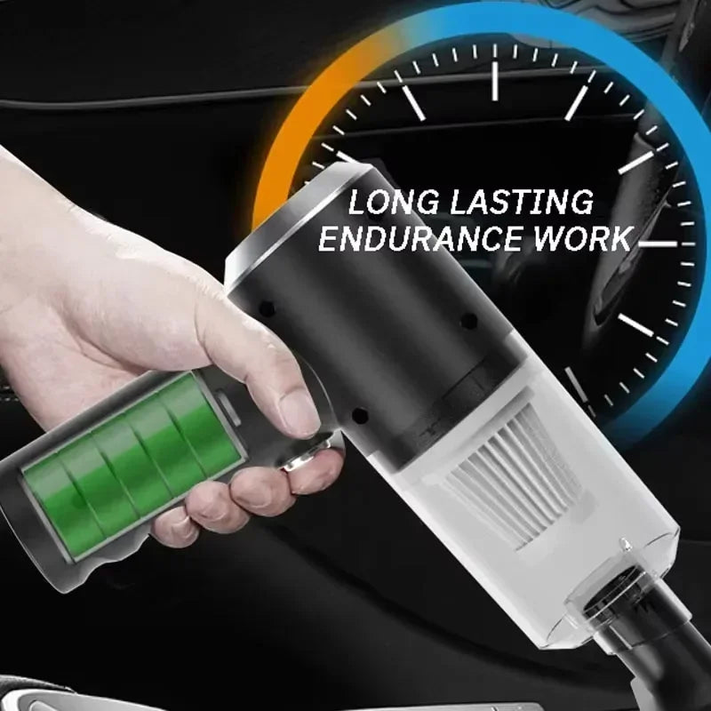Car Vacuum Cleaner Powerful Cleaning Machine Handheld Car Vacuum Rechargeable Wireless Cleaner For Car Home Pet Hair Amagi