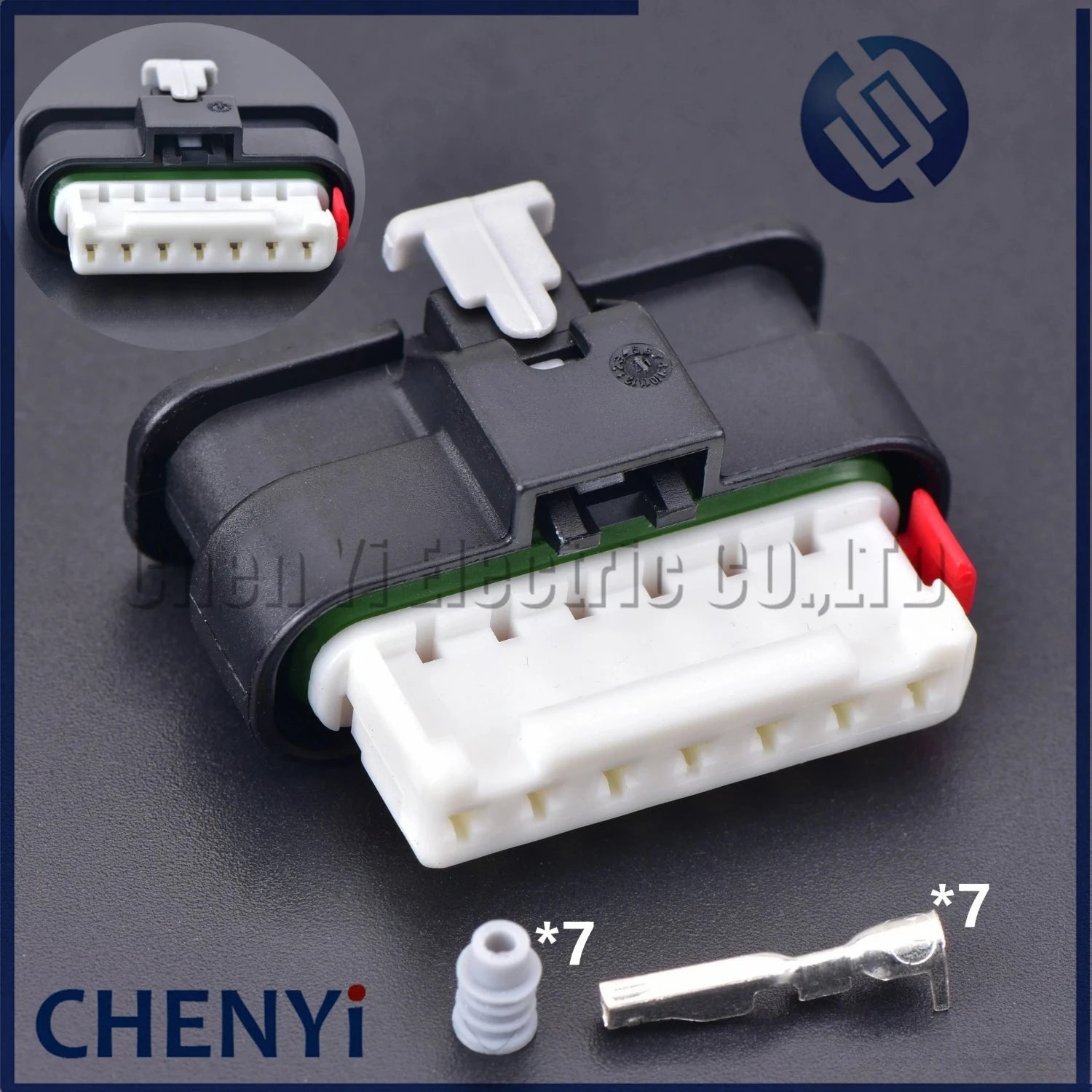 1 set 7 Pin Auto waterproof Harness connector ACC Active Patrol Connector For Tiguan 6189-7895 6189-7732 5QF 973 707 A