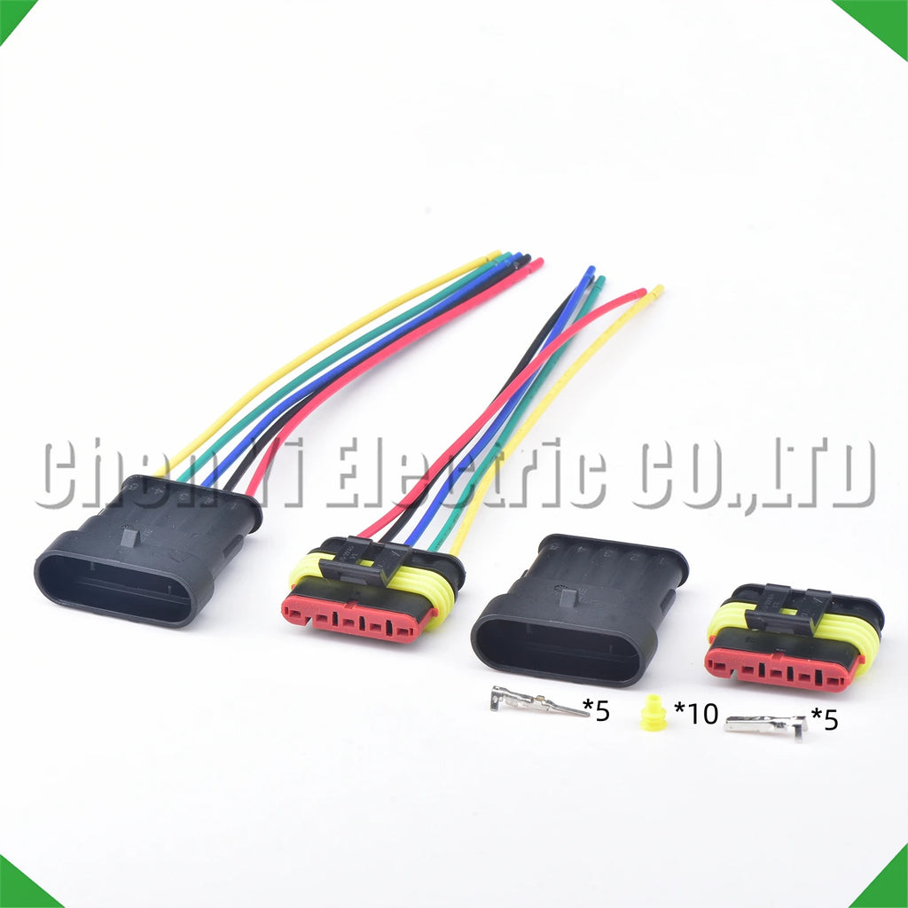 5-Pin Connector Automotive waterproof connector Black Accelerator pedal sensor