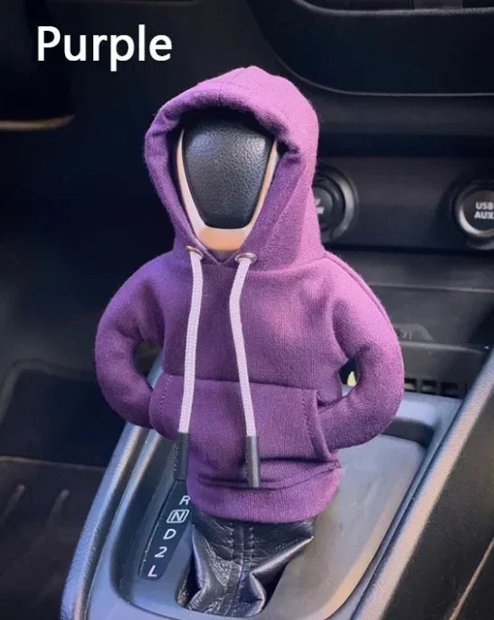Hoodie Car Gear Shift Cove Shift Lever Handle Kit Creative Universal Car Gear Shift Hoodie Cover Decoration Car Interior Amagi
