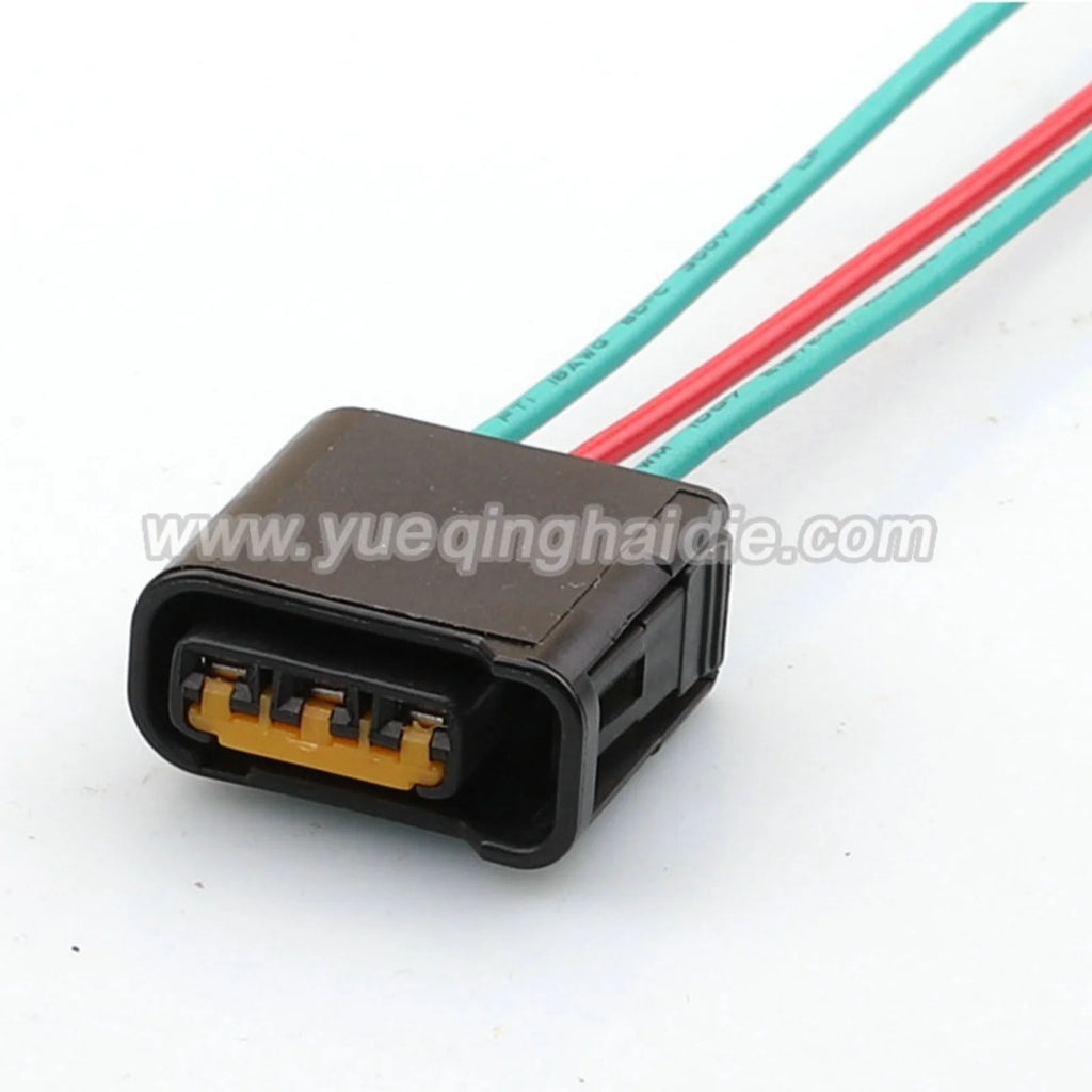 3Pin 2.3mm Waterproof Female Connector Automotive Ignition Coil High Voltage Pack Wiring Harnesses Socket FW-C-D3F-B