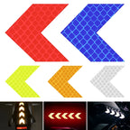 10 Pcs Bike Reflective Bicycle Fender Sticker Car Motorcycle Fluorescent Warning Decor Cycling Luminous Protector New