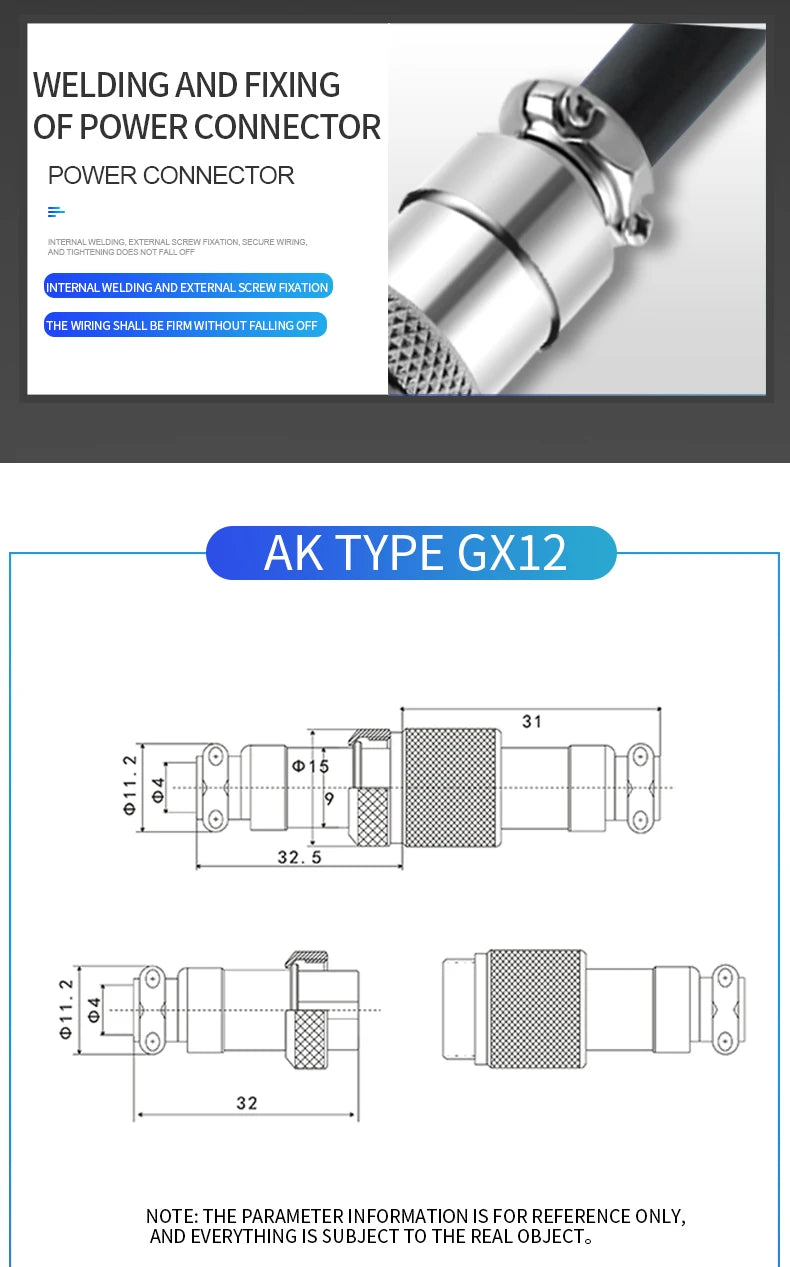 1Set GX20 2/3/4/5/6/7/8/9/10/12/14/15 Pin Male&Female Docking Aviation Plug&Socket Circular Waterproof butt joint Connector