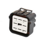 8-Pin Connector Waterproof 6.3mm Male Female Connector Terminal Wiring Harness Automobile Housing Cable Plug 344073-1 344079-1