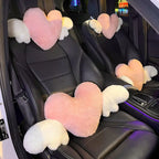 Car head pillow neck pillow cute cartoon love heart back pillow waist pillow seat back cushion Automotive Car Accessories New