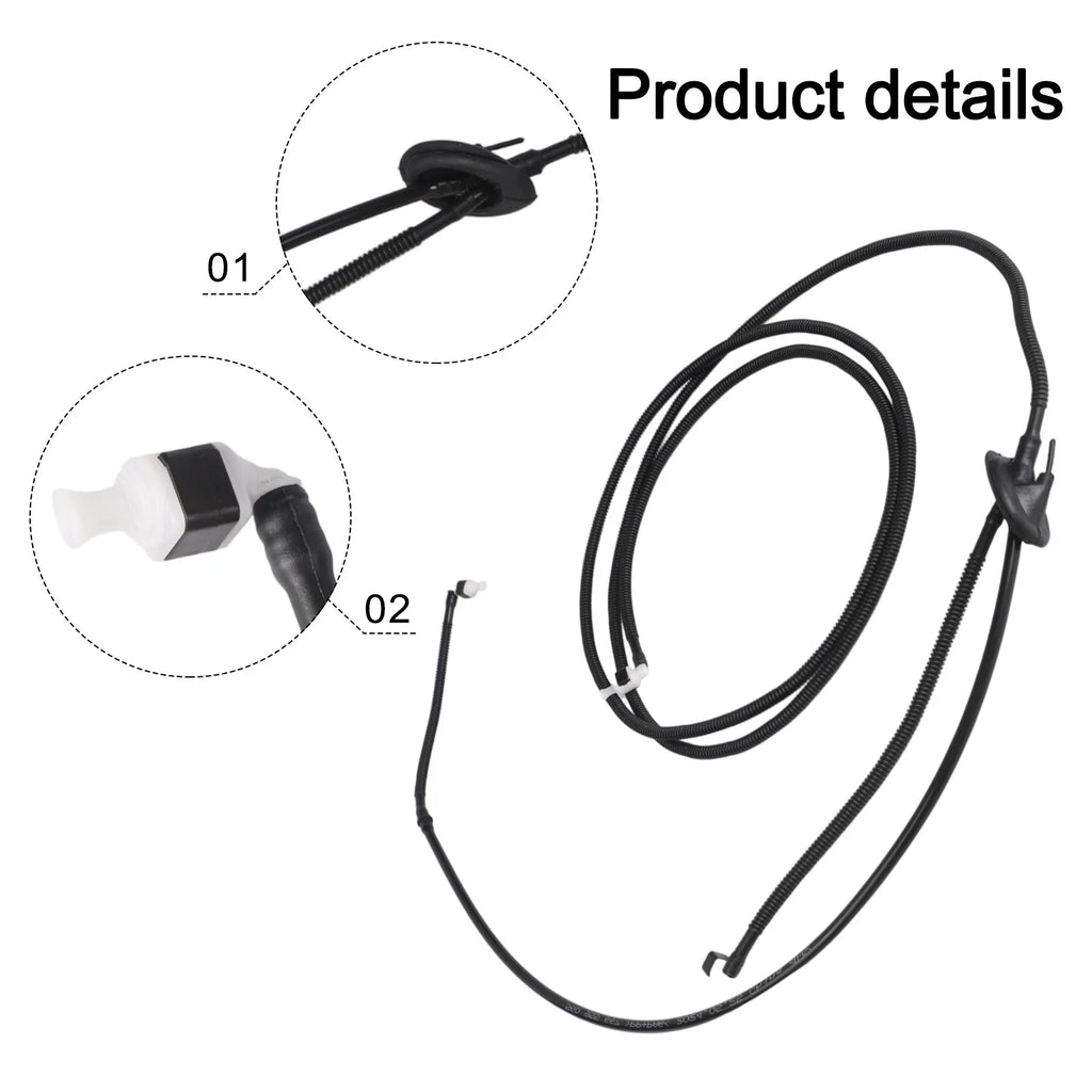 1PC Windshield Washer Wiper Spray Nozzle Hose For Golf For Passat 1J0955751D Car Hood Wiper Spray Hose For Car Accessories