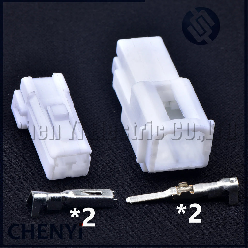 5 Set 2 Pin Automotive connector male or female Car audio system speaker multimedia center audio system plug 174460-1 174463-1