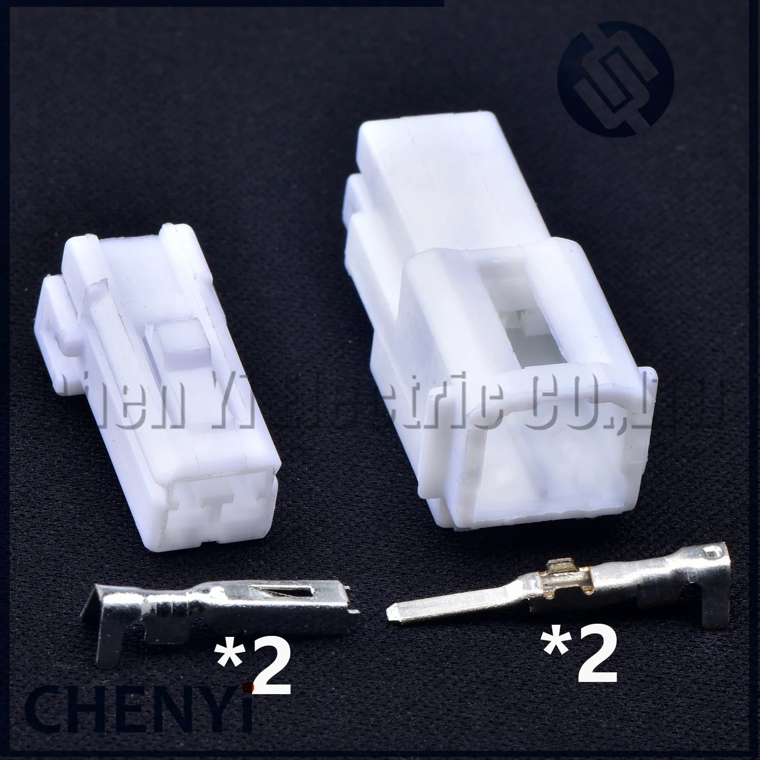 5 Set 2 Pin Automotive connector male or female Car audio system speaker multimedia center audio system plug 174460-1 174463-1