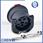 5 Pin Automotive waterproof connector Headlight Wire harness plug 8D0971966 With pins For J6 J6P J6L