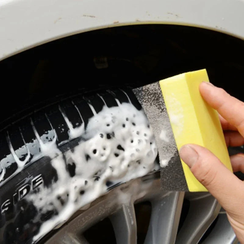 2-20pcs Tire Shine Applicator Pads Car Tire Dressing Applicator Sponges Reusable Cleaning Sponges Car Body Cleaning Tools