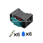 Tyco AMP 6Pin Connector Waterproof 0.6mm Male Female Connector Auto Wiring Harness Cable Plug for BENZ BMW 9-967616-1 1-967616-1