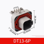 DT13-2P Dechi type automotive waterproof connector DT15-4P PCB panel pin socket plug DT06-6S