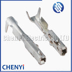 50 Pcs 0.64 mm series crimp female terminal Brass tin plating Pins For SAIT-A03T-M064 connector plug repalcement