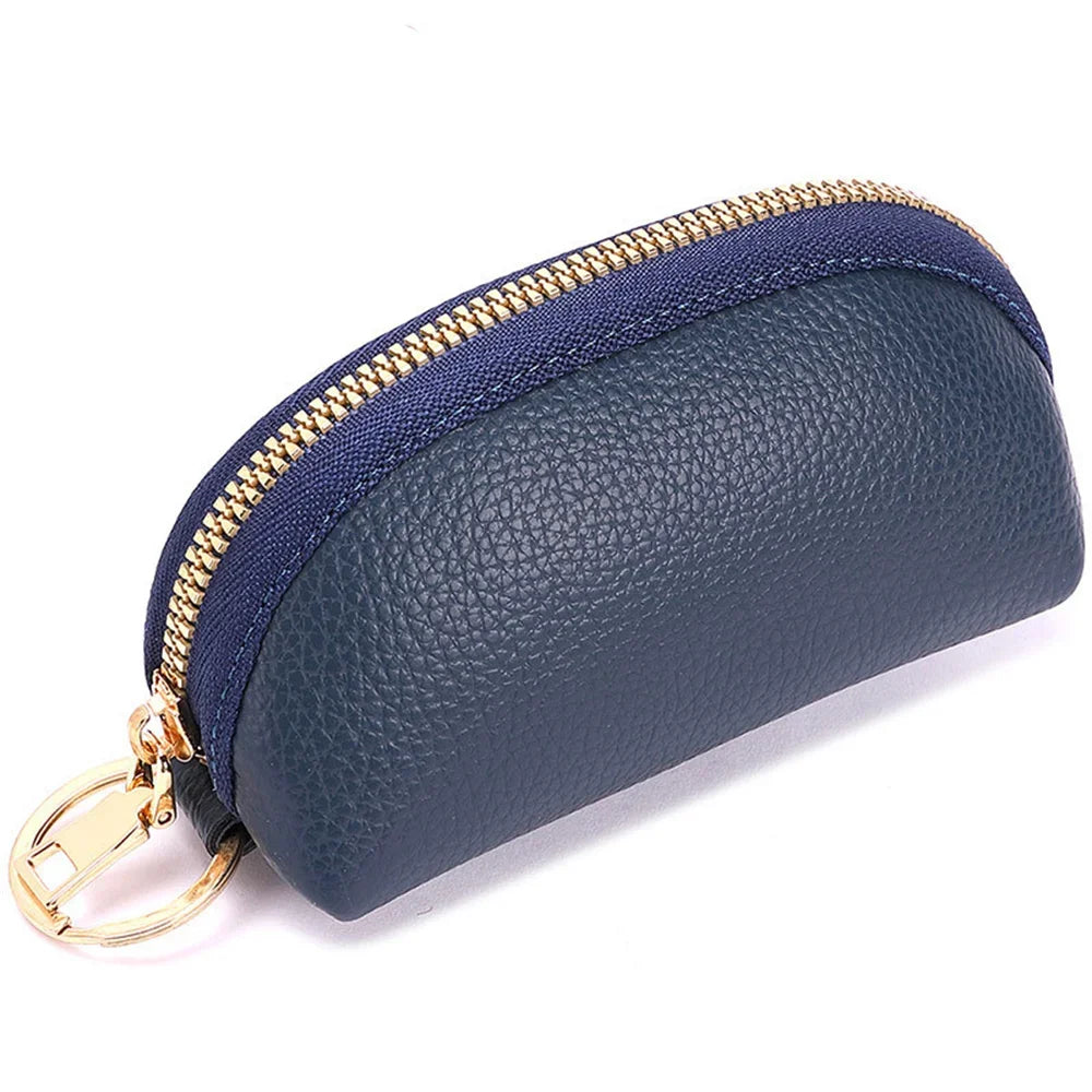 Car Leather Key Holder Minimalist Keychain Case Wallet Key Storage Case Protector Large-capacity Multifunctional Key Pouch Amagi