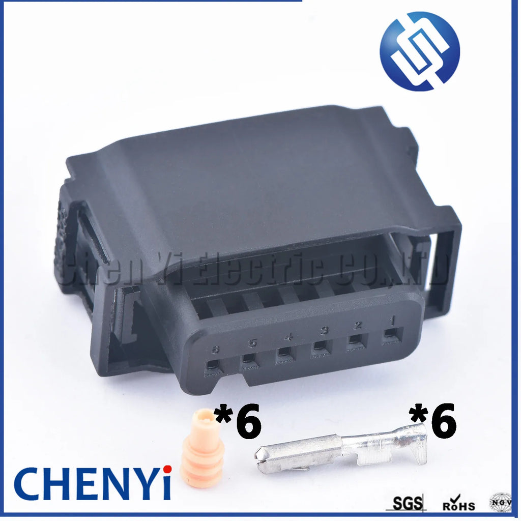 6 Pin female auto waterproof connector 872-665-001 radar sensor Reversing radar electric eye blind spot module plug