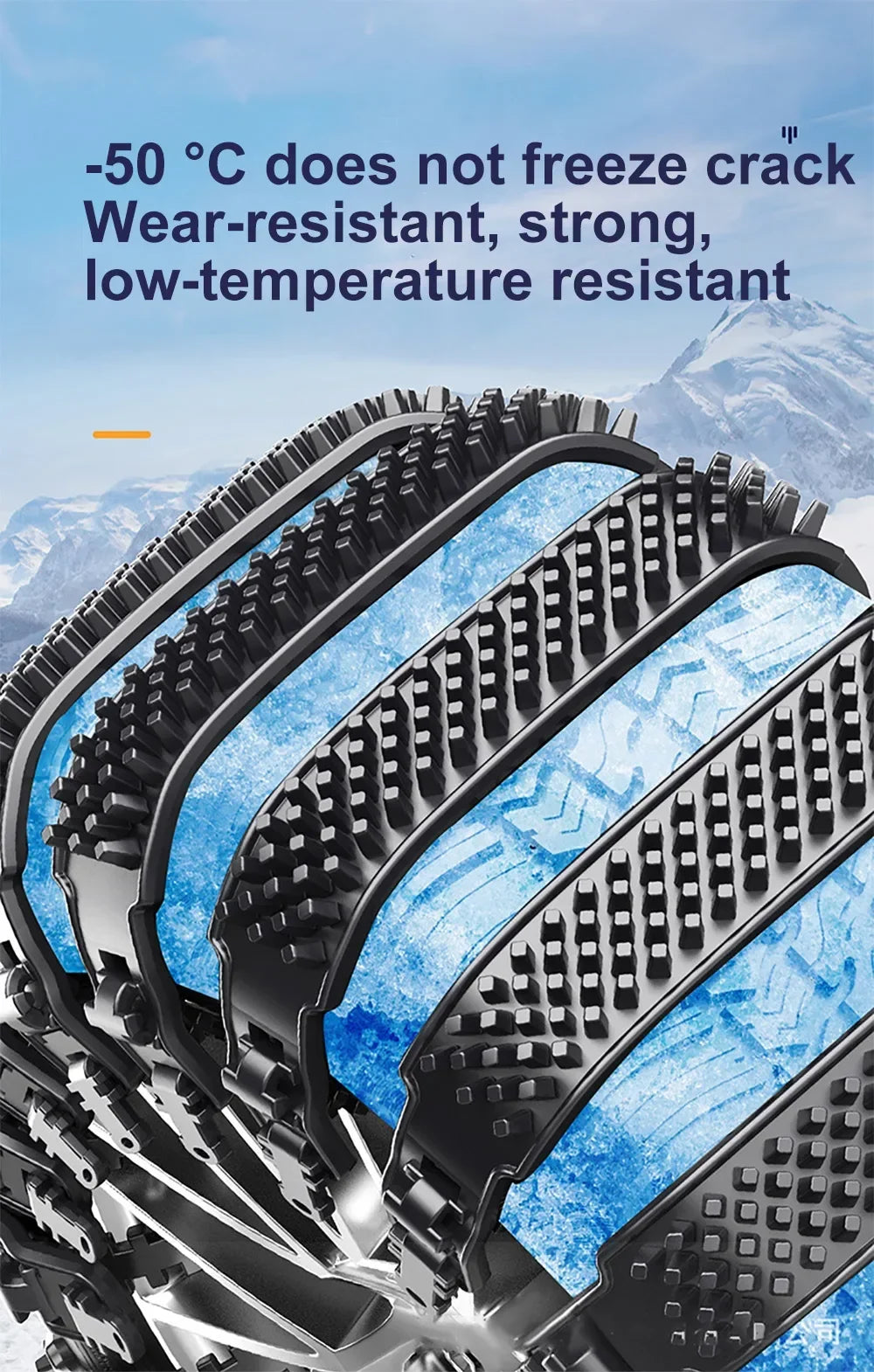 Snow Chain Tyre Chain 10/1PCS Urethane Set Wheel Ties Belts Car Tires Chains Winter Anti-Slip Chain Anti Skid Snow Emergency New