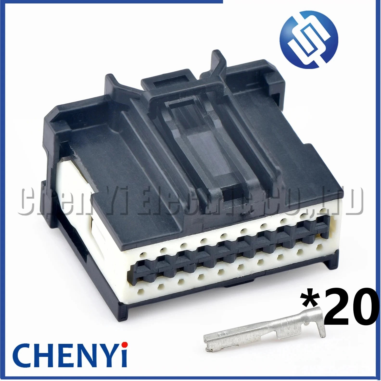 20 Pin Automotive Audio amplifier module connector PCB board harness plug 314101200 7116-4416-02 34729-0200 For Ford Focus