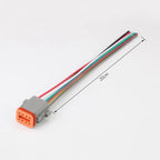DT04-2P/DT06-2S Automotive Waterproof Connector Harness Plug 2/3/4/6/8/12 Hole for Heavy Truck Plug