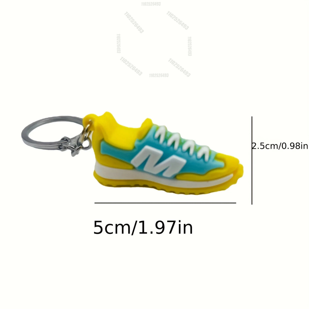Shoe Keychains For Men 6pc/1pcs Mini Cute Cool Sneaker Keychain PVC For Favors Collectible For Sneaker Fans Bag Pendant Tools