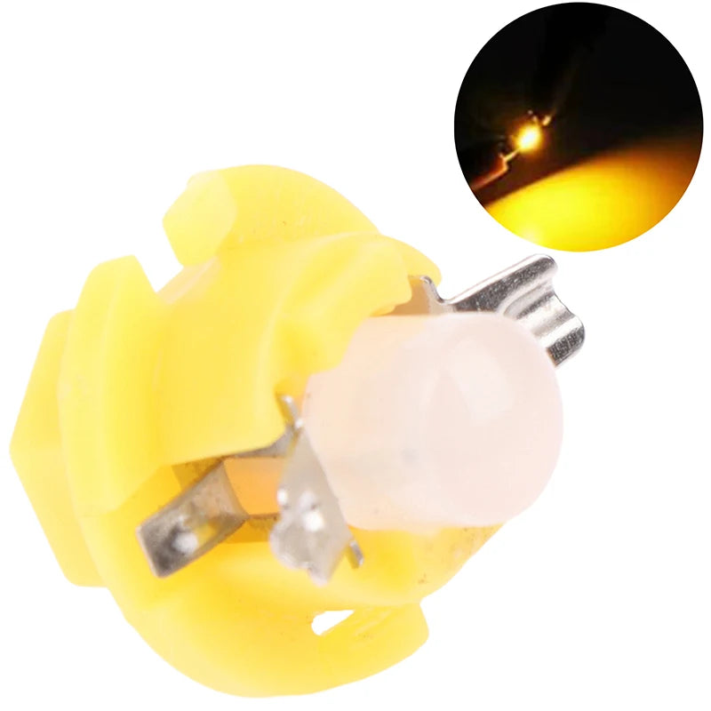 B8.4D BX8.4D Instrument Panel DC 12V Indicator Lamp Light Vehicle White Blue Green 10PCS B8.4 LED Car Cob Dash Board Bulb