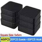 100/2pcs Carpet Fixing Stickers Double High Adhesive Car Fixed Patches Non-slip Mat Home Floor Foot Mats Non-slip Grip Tapes Ama