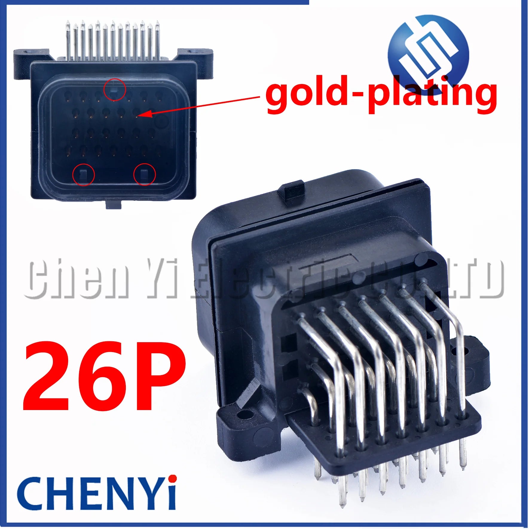 26/34/60 Pin ECU PCB Mount Header Plug Connector 6437288-1 6437288-3 4-1437290-0 3-1437290-7 5-6447223-0 6437288-6 2-6447232-3