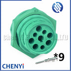 9 Pin Diagnosctic Tool circular Connector Plug HD16-9-1939S-P080 HD10-9-1939P-P080 HD10-9-1939P-BP03 For Deutsch Track J1939