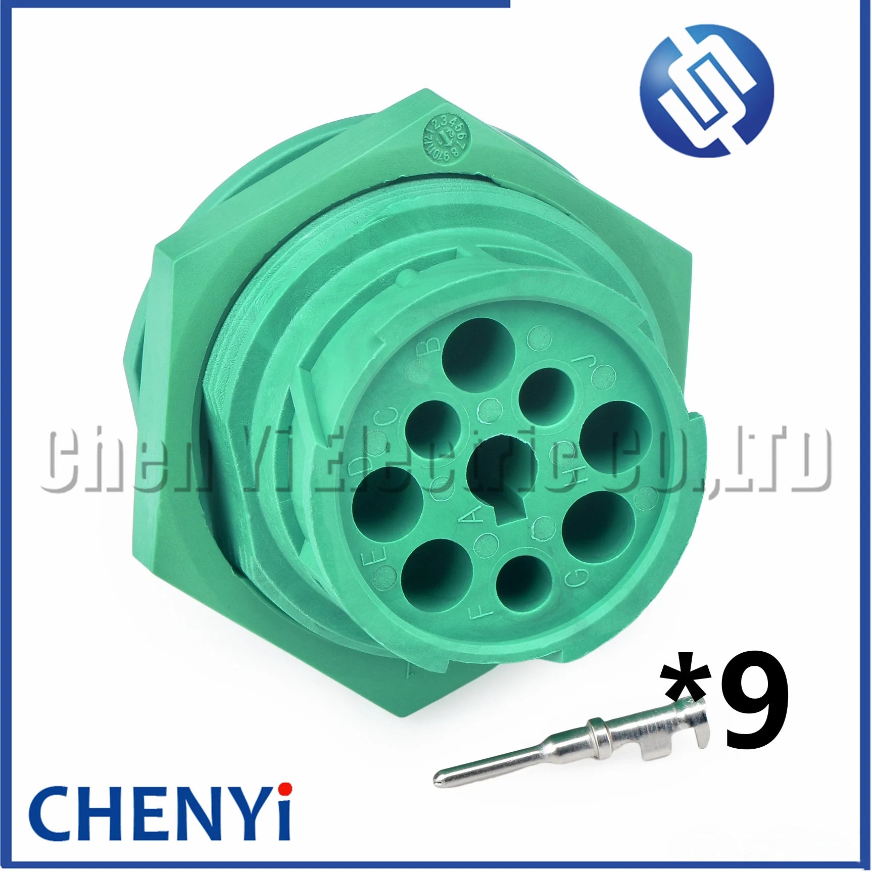 9 Pin Diagnosctic Tool circular Connector Plug HD16-9-1939S-P080 HD10-9-1939P-P080 HD10-9-1939P-BP03 For Deutsch Track J1939